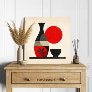 Geometric Vase Art