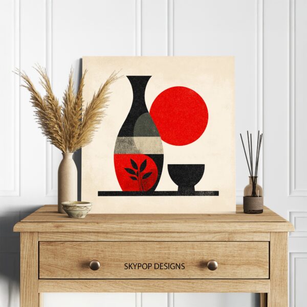 Geometric Vase Art