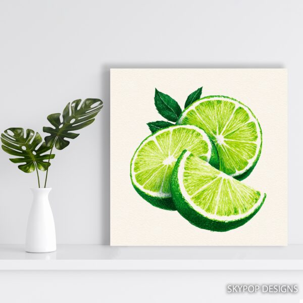 Lime Slice Art