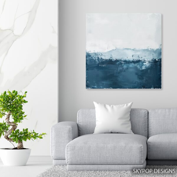 Coastal Horizon Abstract Art