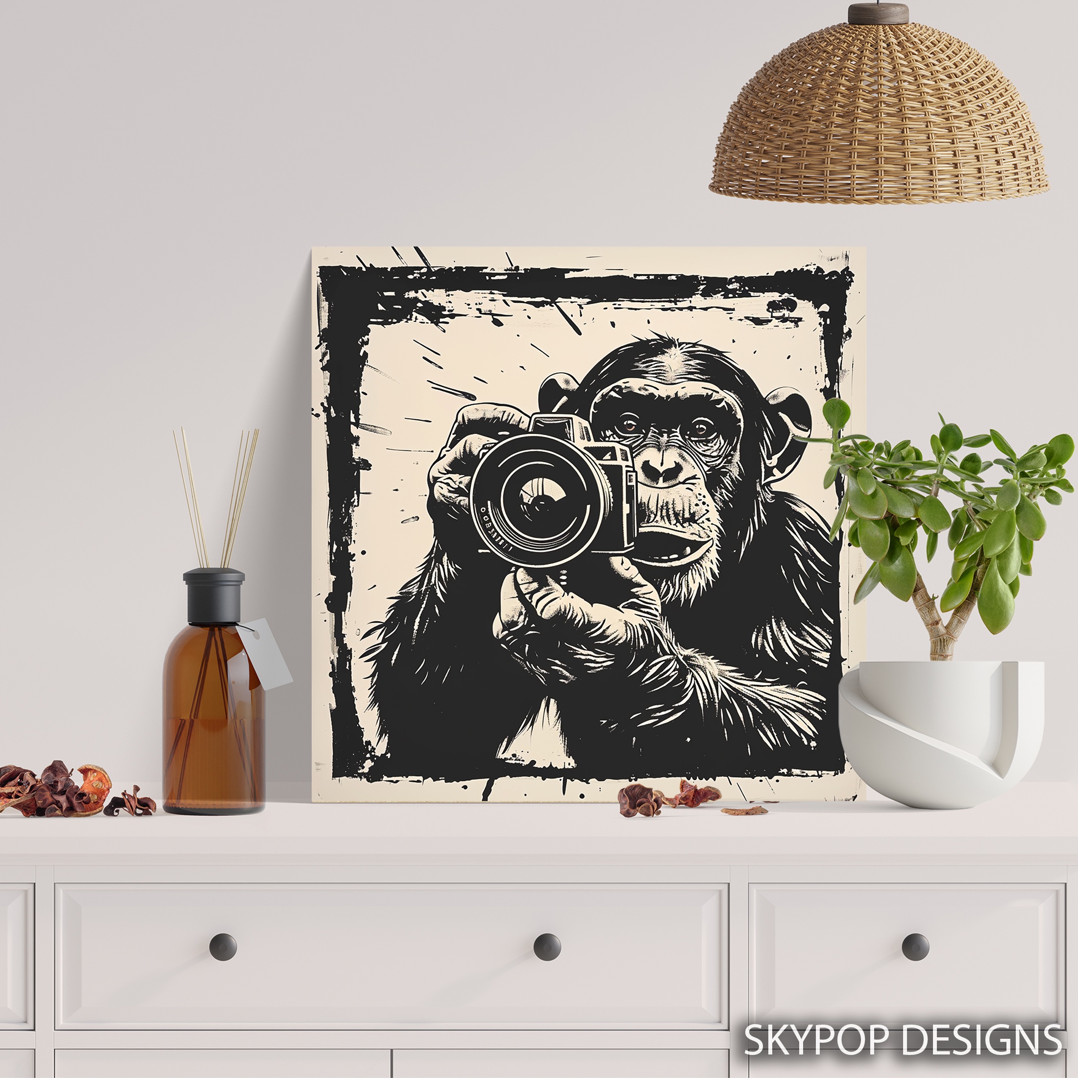 5.jpg Chimp Wall Art