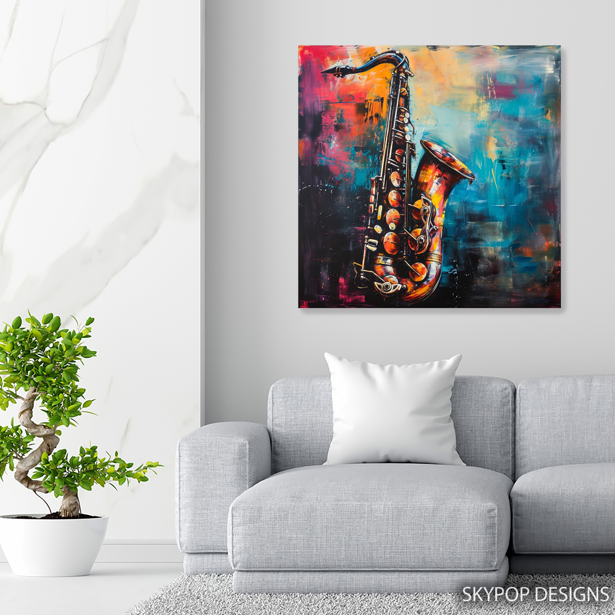 5.jpg Jazz Saxophone Art