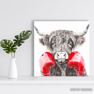 Highland Cow Art