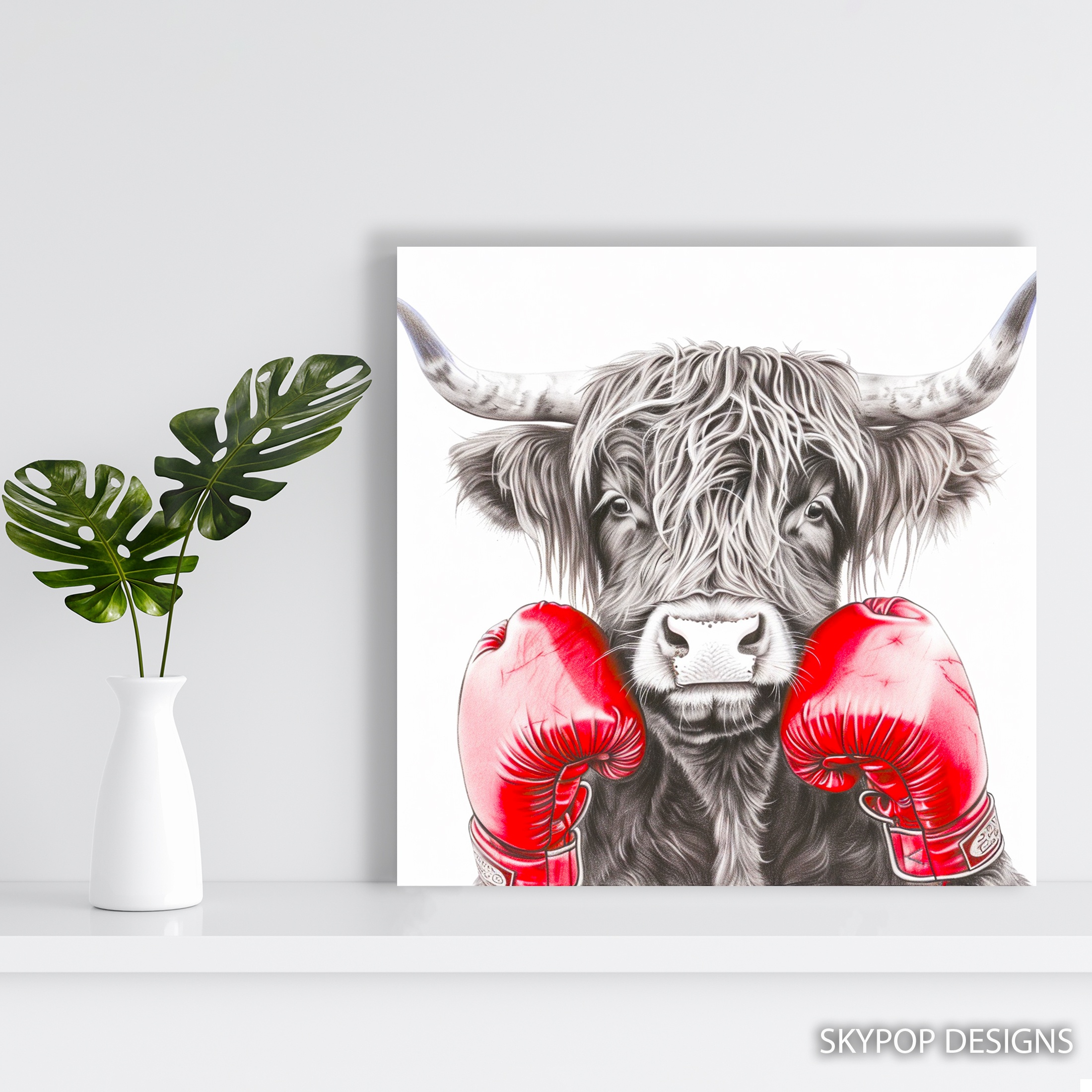 5.jpg Highland Cow Art