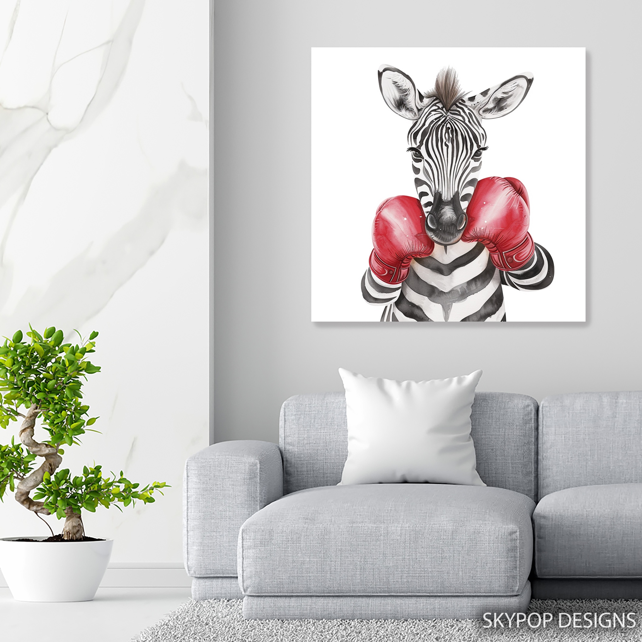 5.jpg Zebra Boxing Art