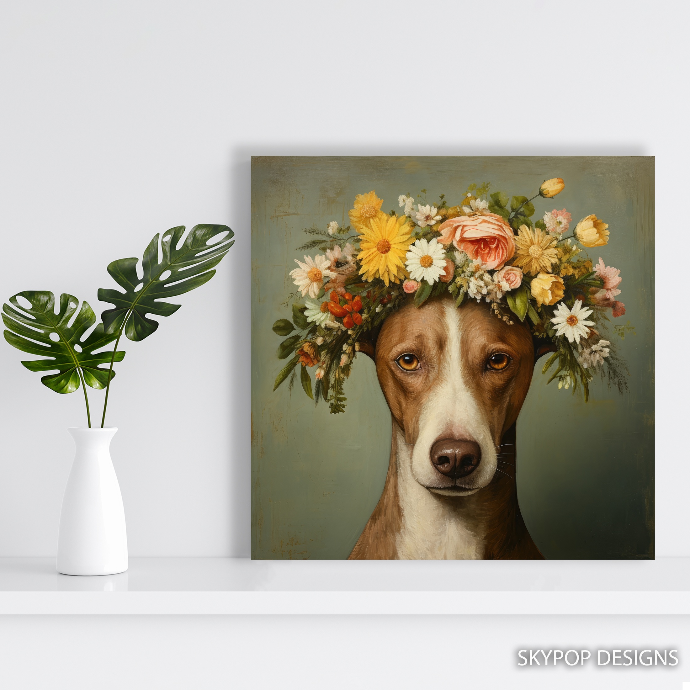 5.jpg Brittany Dog Art