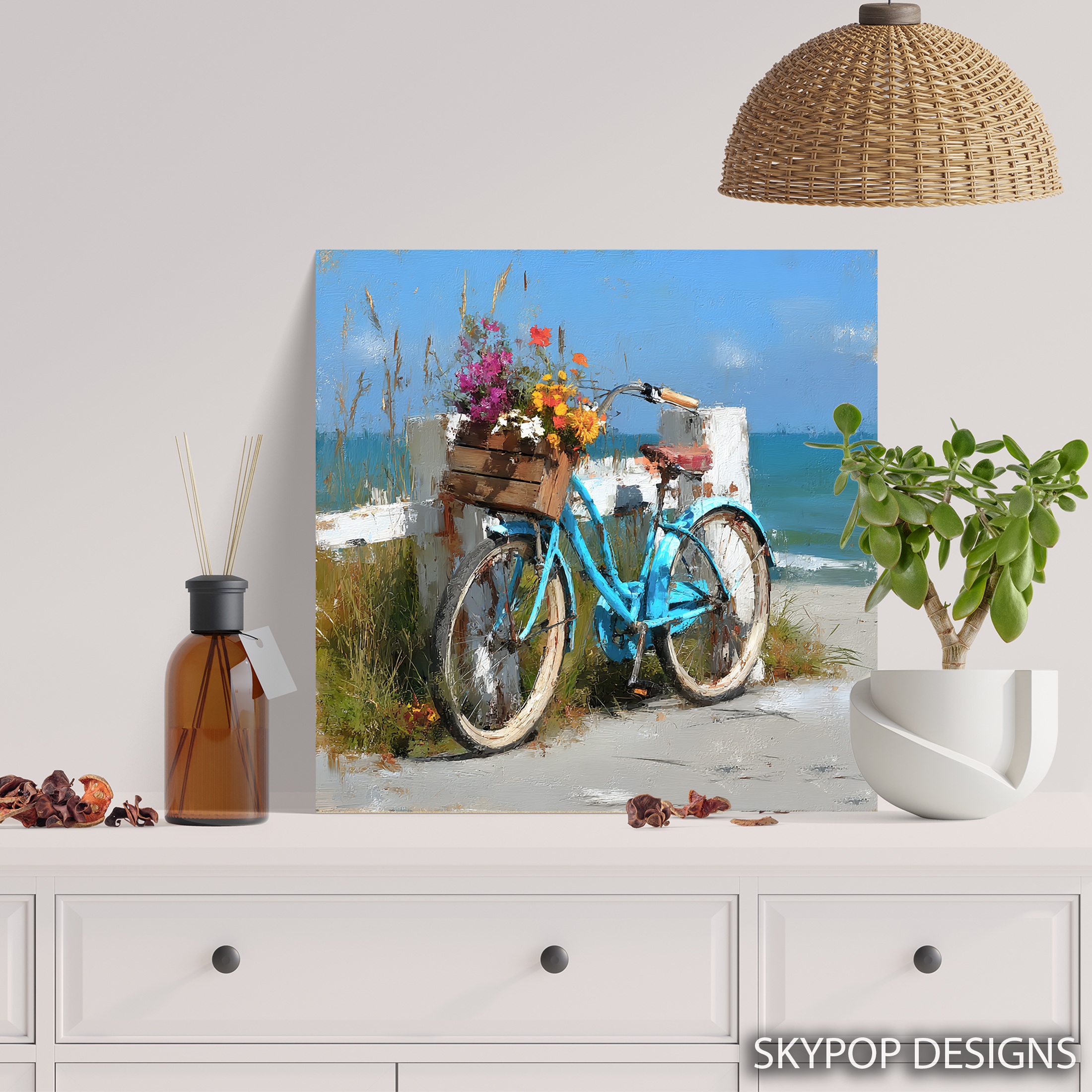 5.jpg Beachside Bicycle Blooms Art