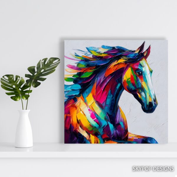 Colorful Horse Art