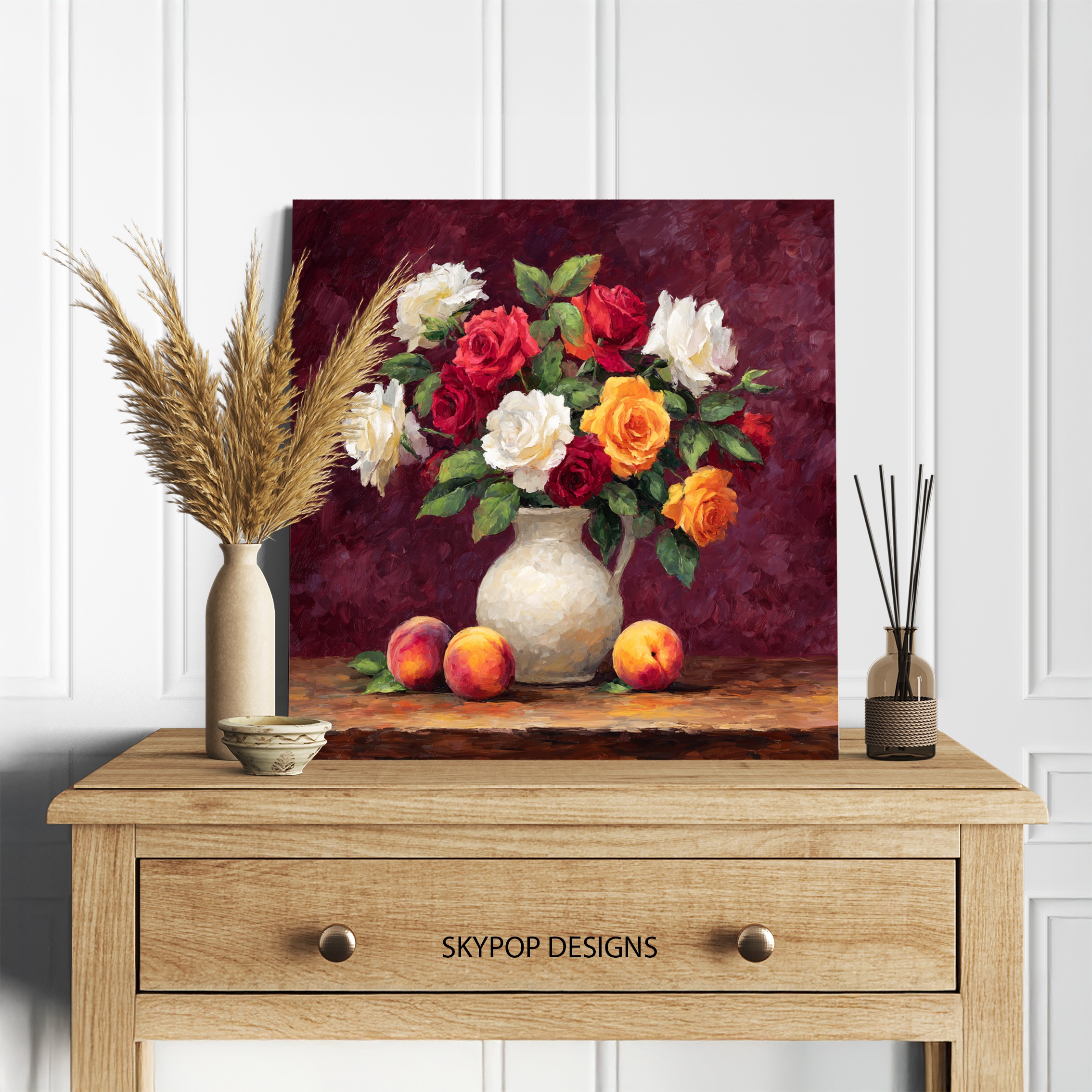 5.jpg Vibrant Rose Bouquet Art