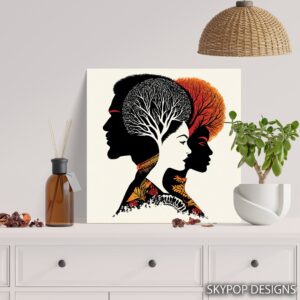 Interconnected Minds Tree Art