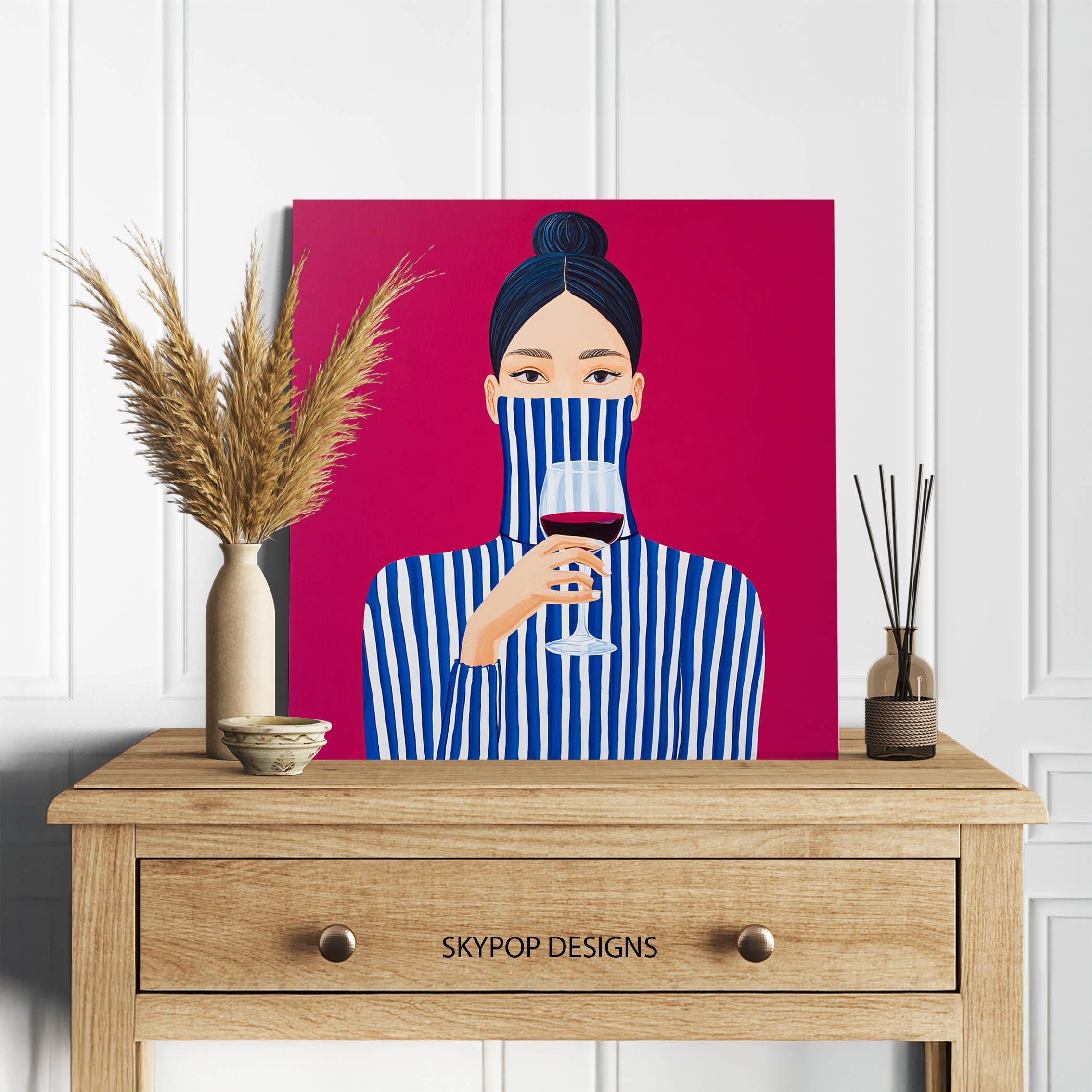 5.jpg Stylish Wine Tasting Art