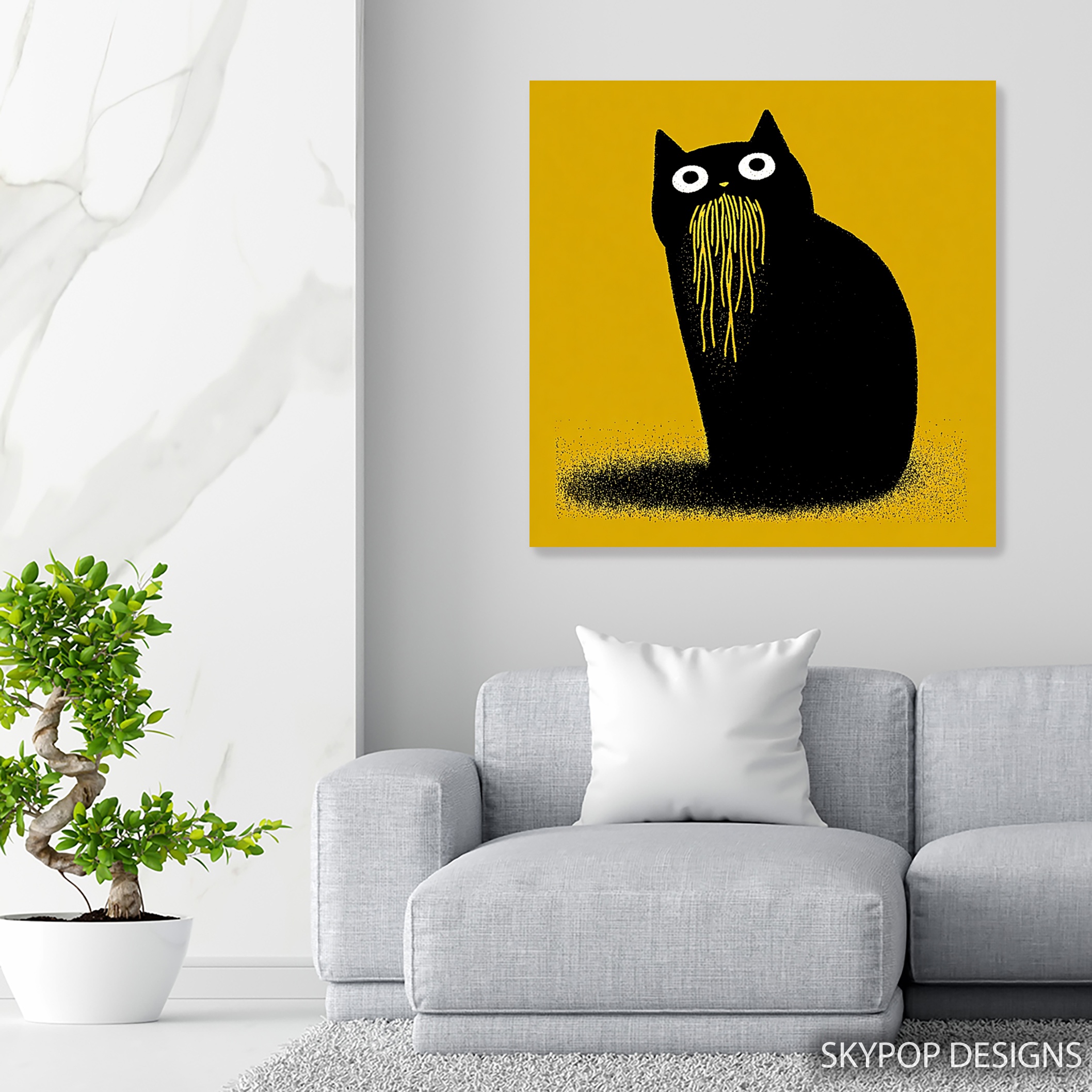 5.jpg Cat Spaghetti Art