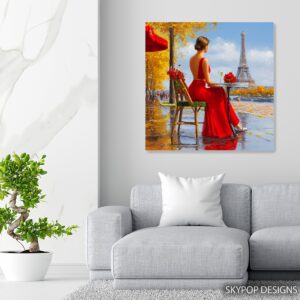 Eiffel Tower Cafe Art