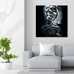 Snow Leopard Eye Art