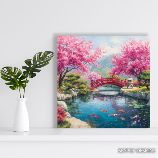 Cherry Blossom Bridge Art