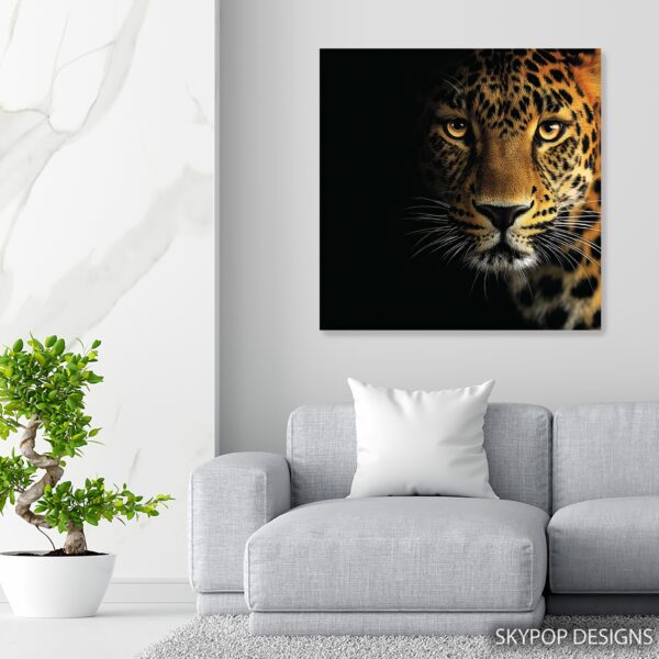 Leopard Face Art