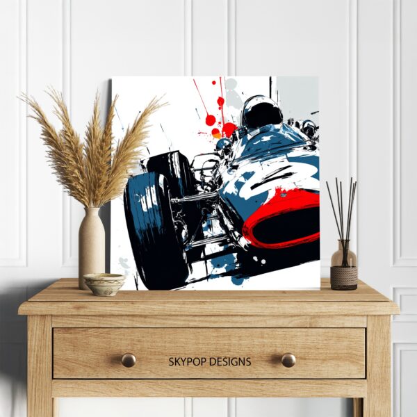 Vintage Racing Car Art