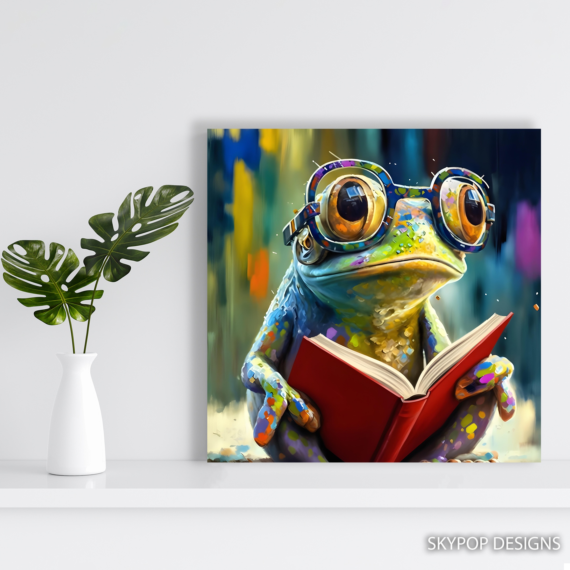 5.jpg Professor Frog Art