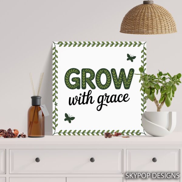 Butterfly Grow with Grace Art