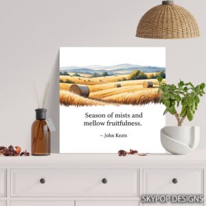 Golden Harvest Fields Art