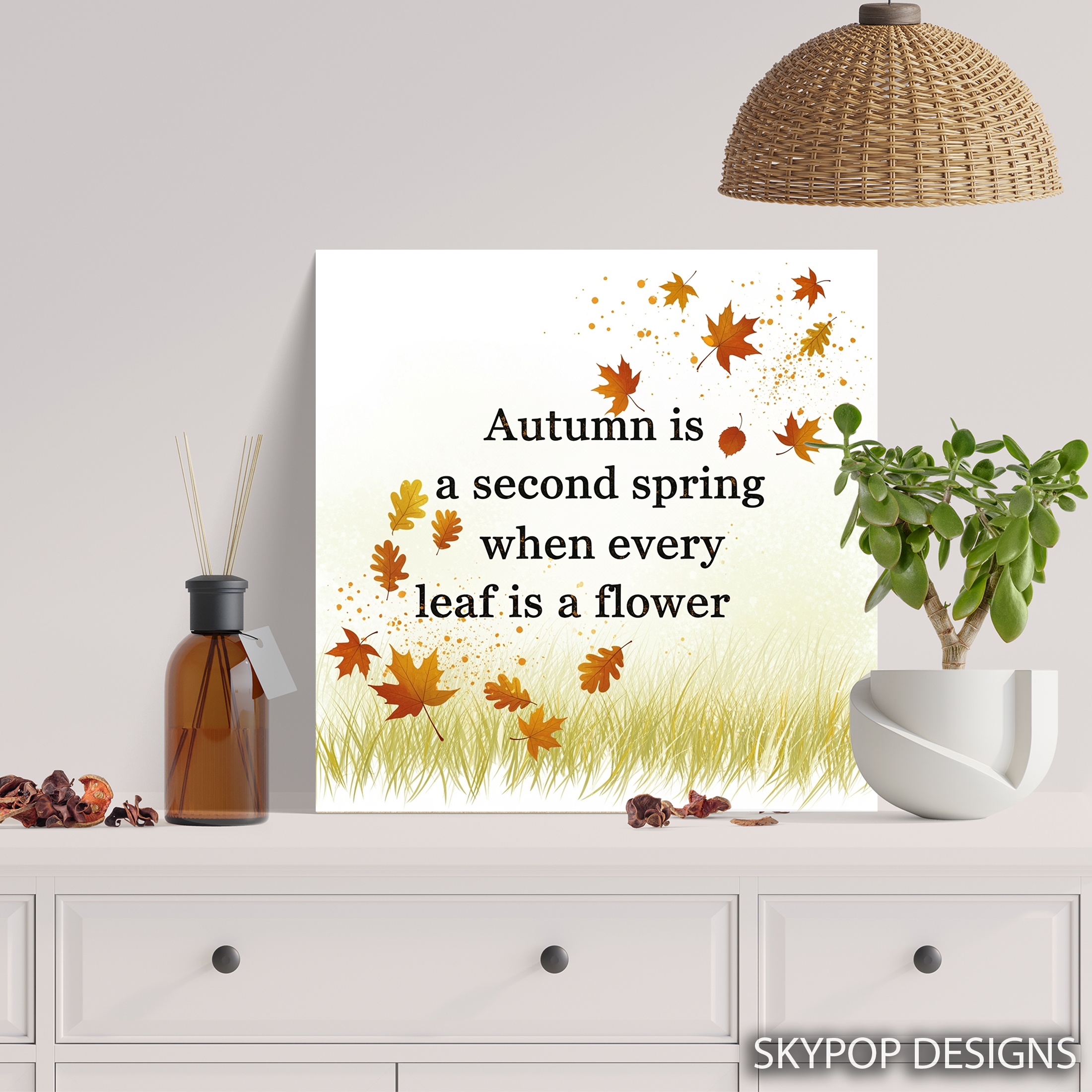 5.jpg Autumn Leaf Flower Art
