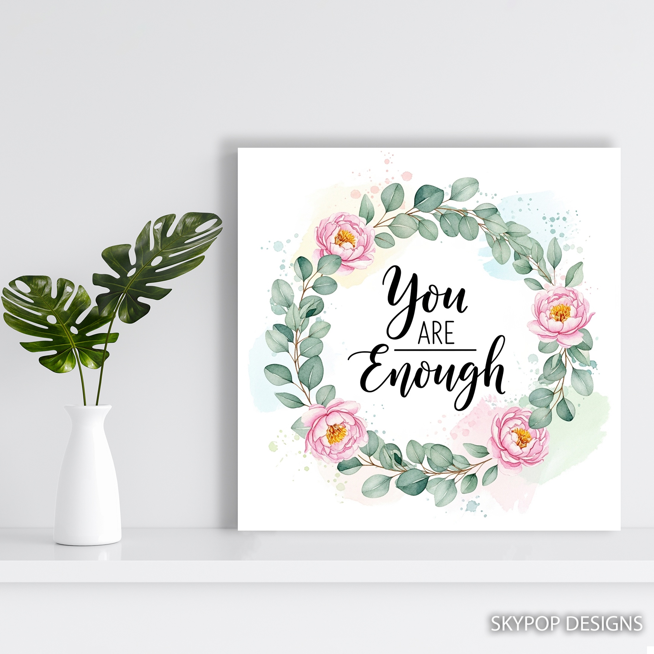 5.jpg Eucalyptus Peony Wreath Art