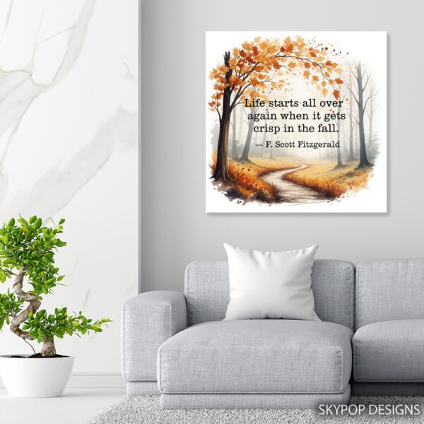 Autumn Forest Path Art