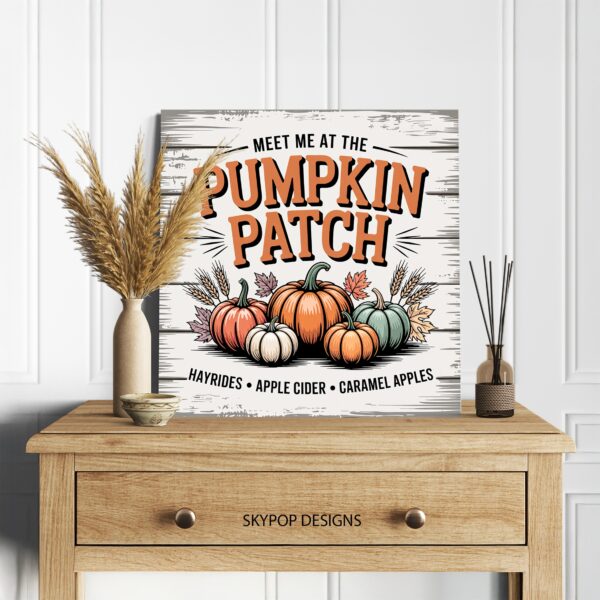 Autumn Pumpkin Patch Art