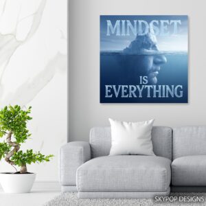 Mindset Iceberg Art