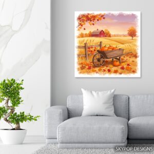 Autumn Harvest Barn Art