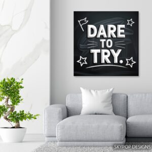 Motivational Chalkboard Art