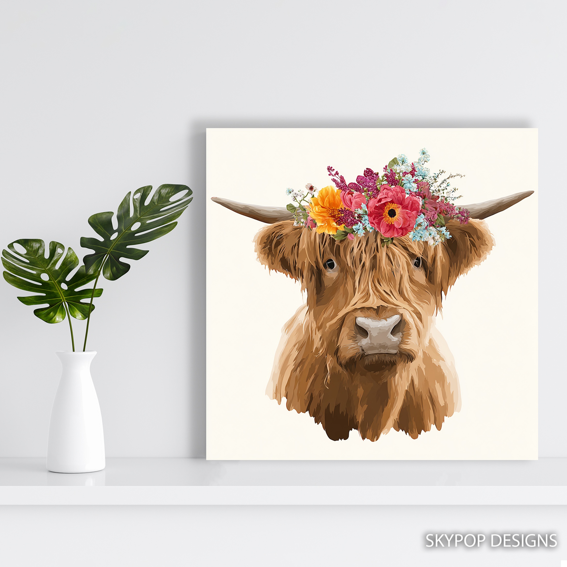 5.jpg Highland Cow Art