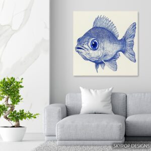 Blue Fish Art