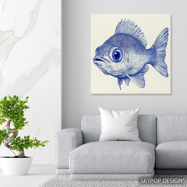 Blue Fish Art