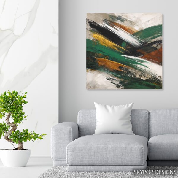Dynamic Brushstrokes Art
