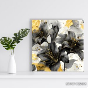 Golden Lily Art