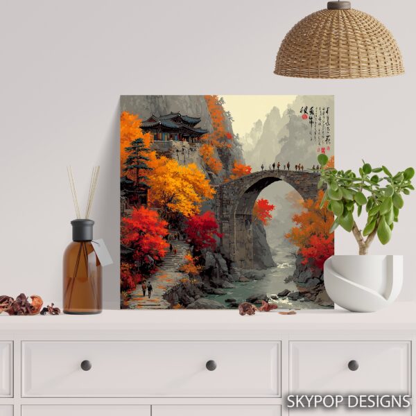 Autumn Bridge Sanctuary Art