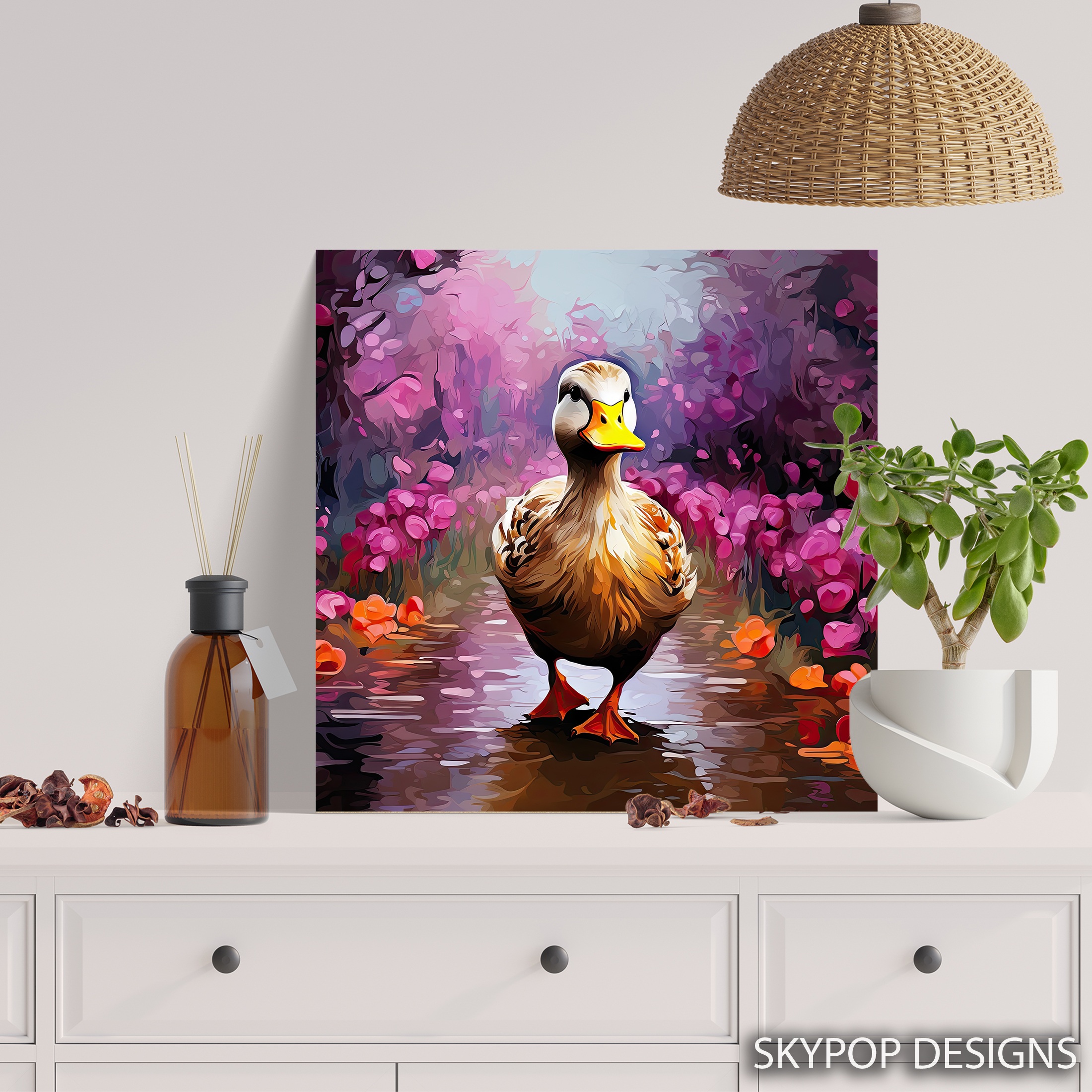 5.jpg Duck Floral Art