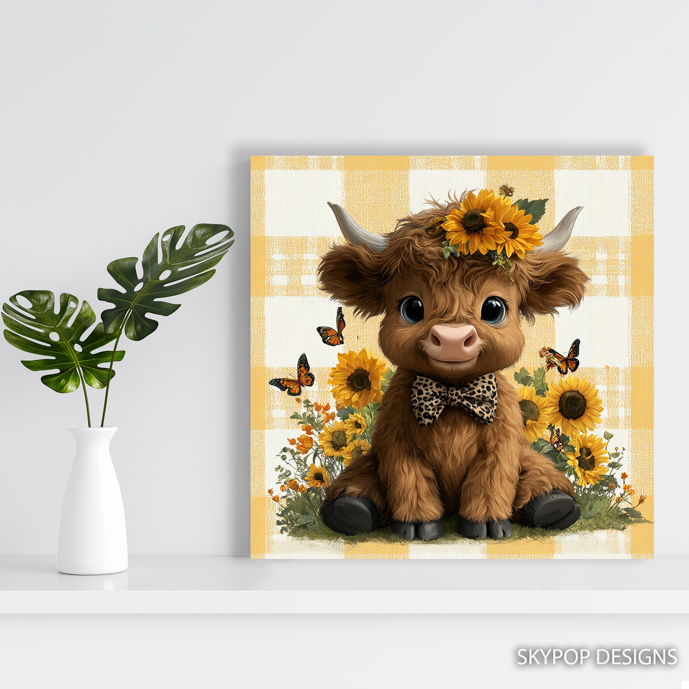 5.jpg Highland Cow Art