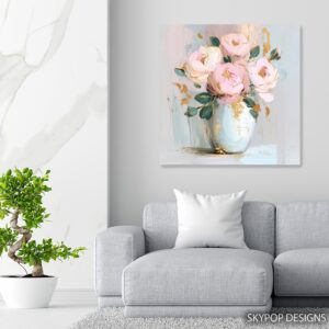 Blush Peonies Art