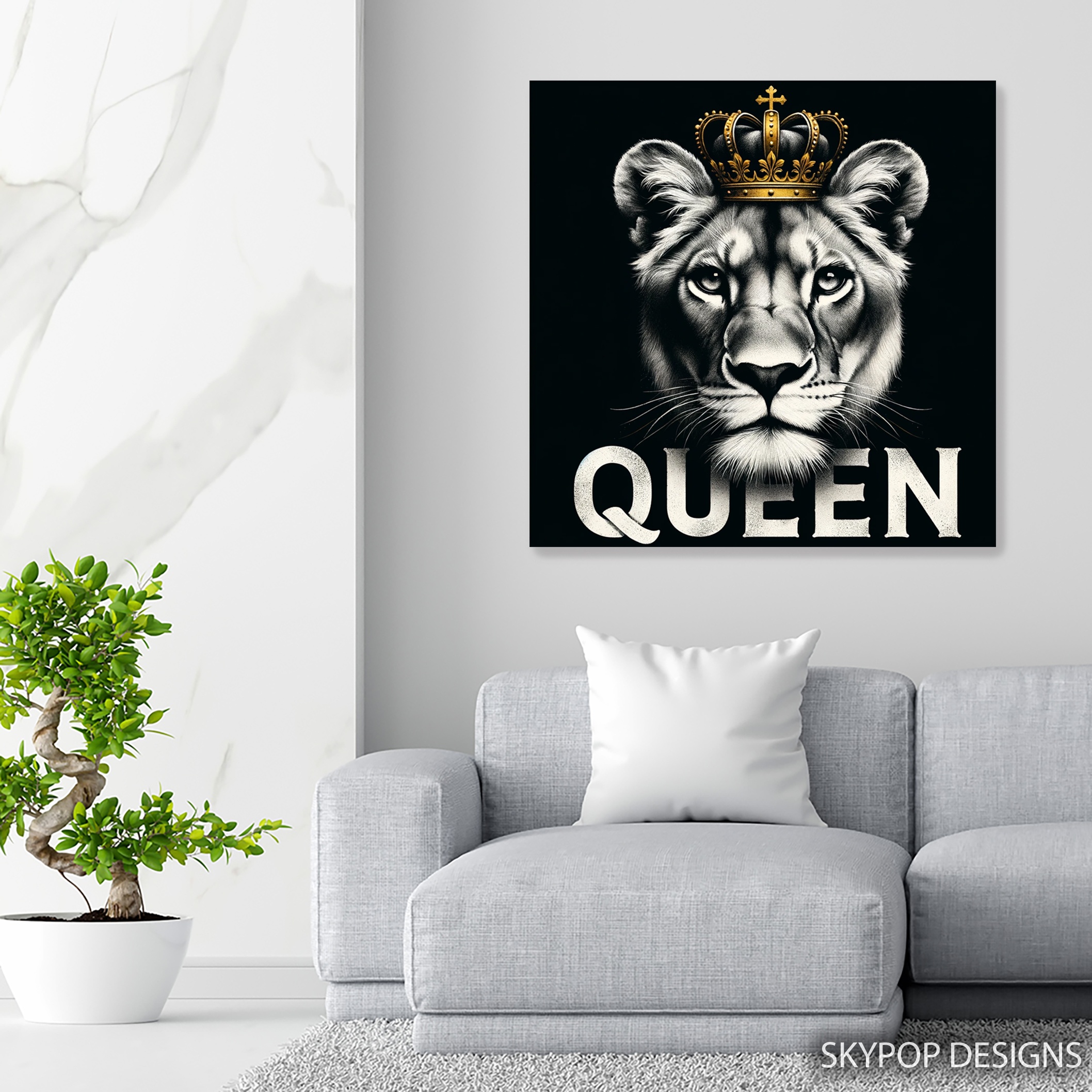 5.jpg Lion Queen Art