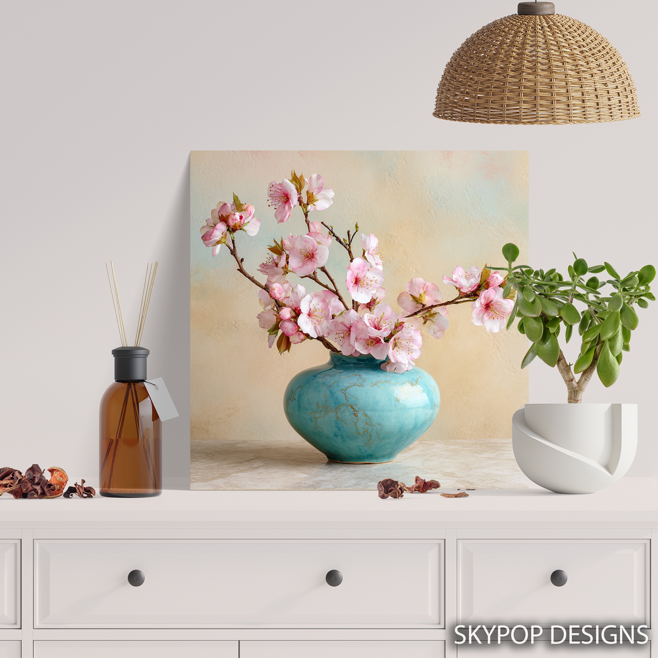 5.jpg Cherry Blossom Vase Art