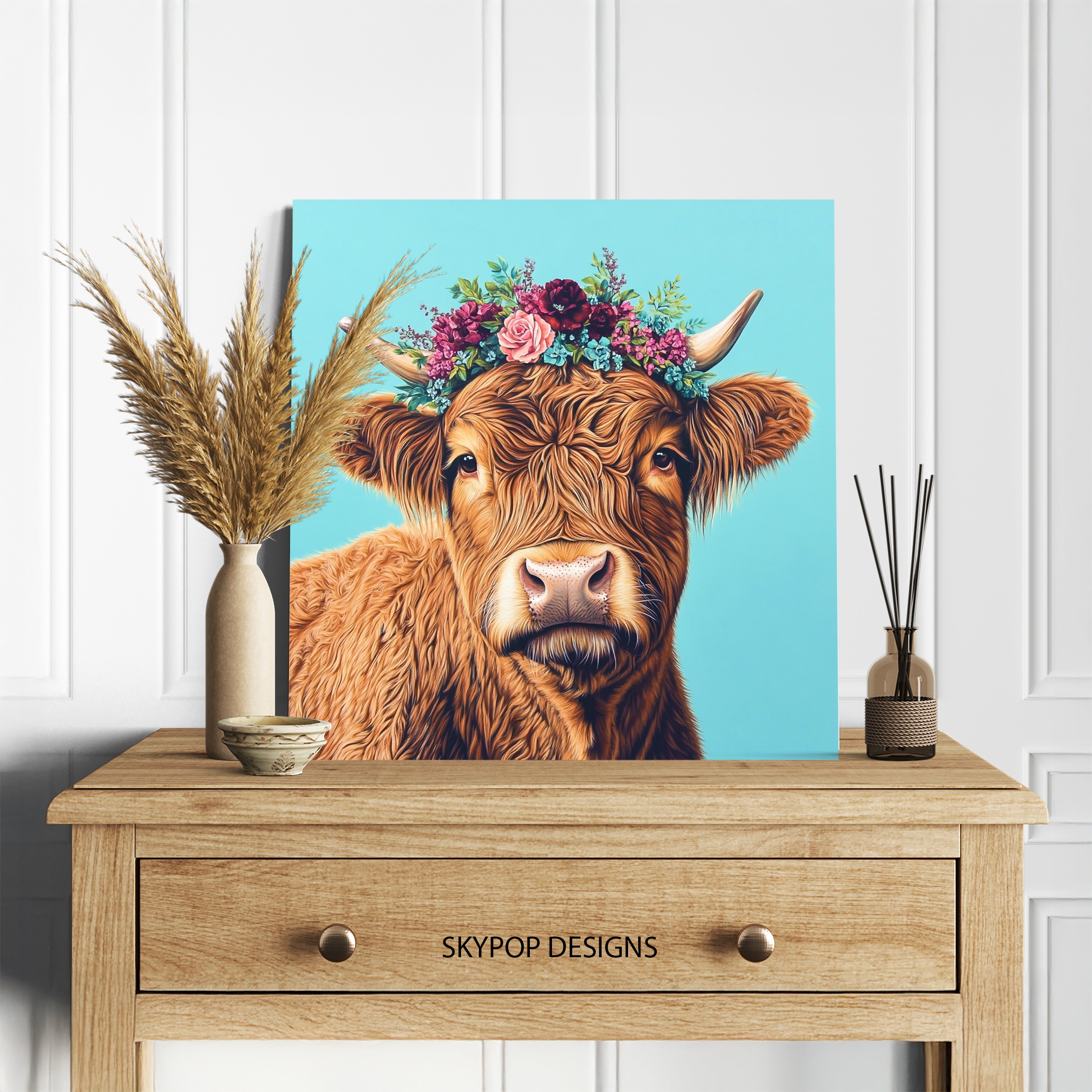 5.jpg Highland Cow Art