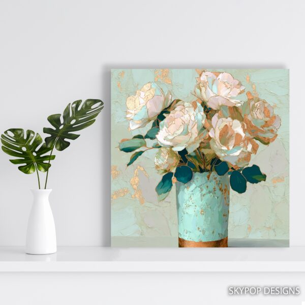 Elegant Peony Bouquet Art