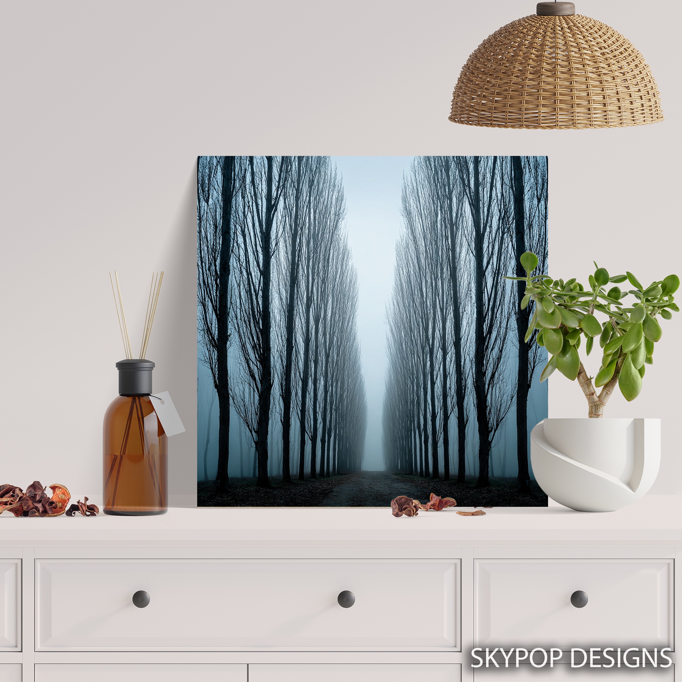 5.jpg Misty Forest Path Art