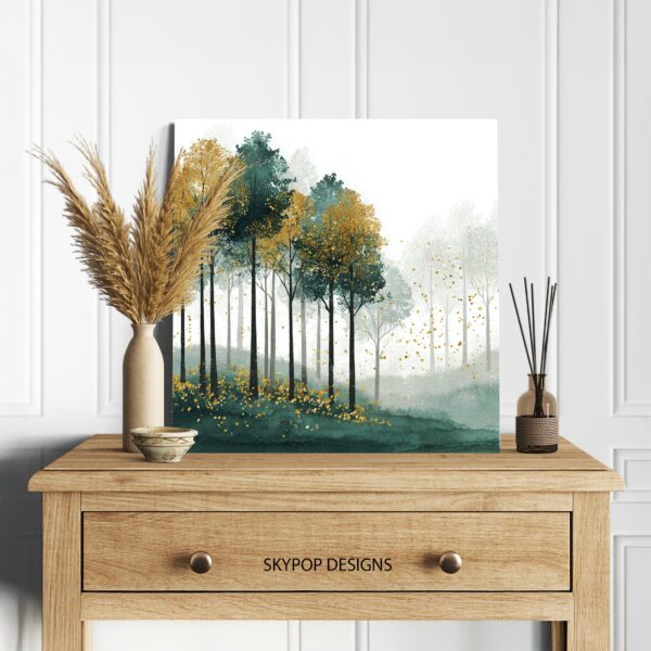 Misty Forest Art