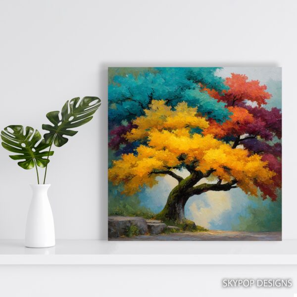 Vibrant Tree Art