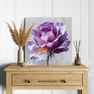 Purple Rose Art