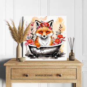 Floral Fox Art