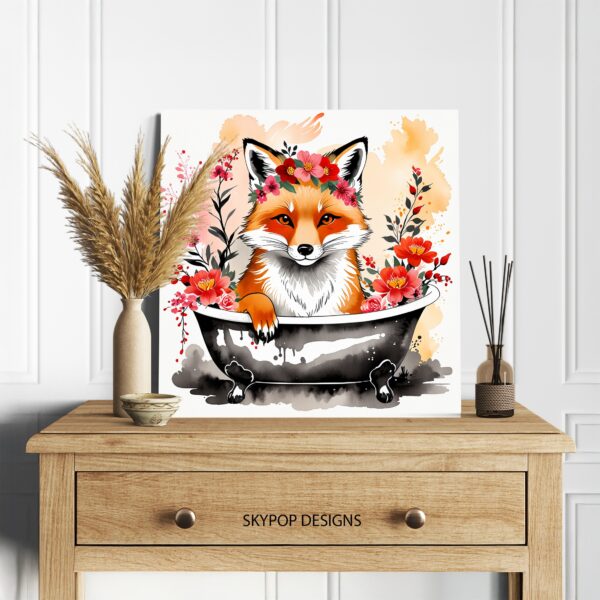 Floral Fox Art